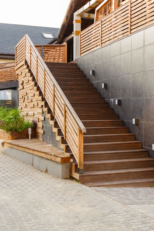 Curved Staircase Installation in Conroe, TX