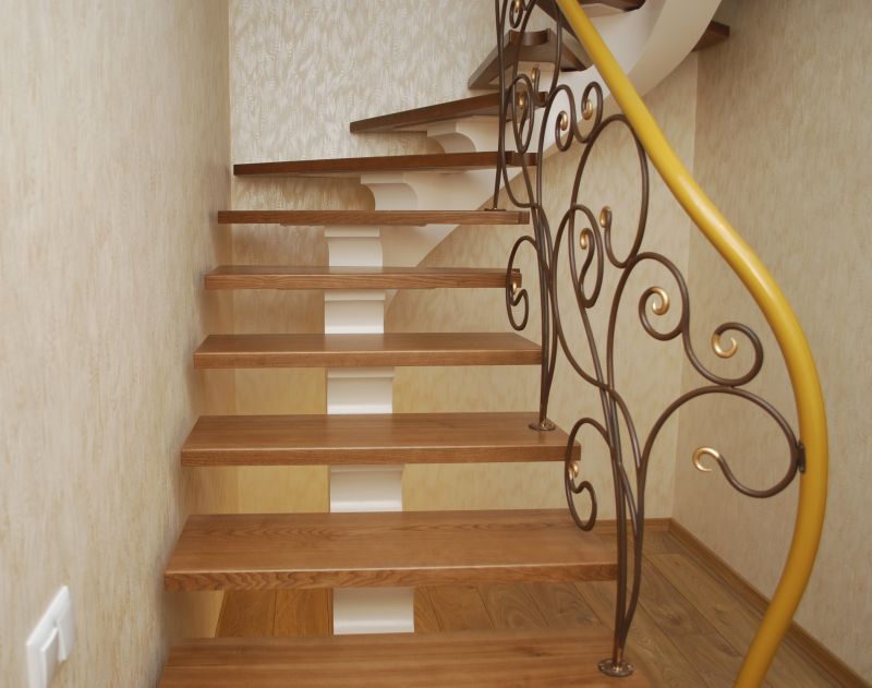 Staircase Railing with Decorative Elements