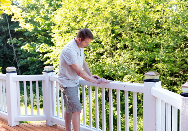 Wood Handrail Repair in Kansas City, KS