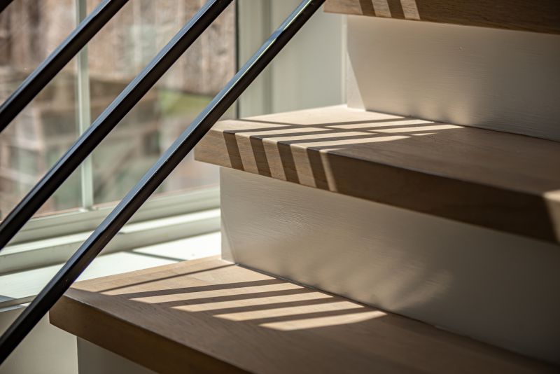 Wood Stair Railing Repair in Olathe, KS